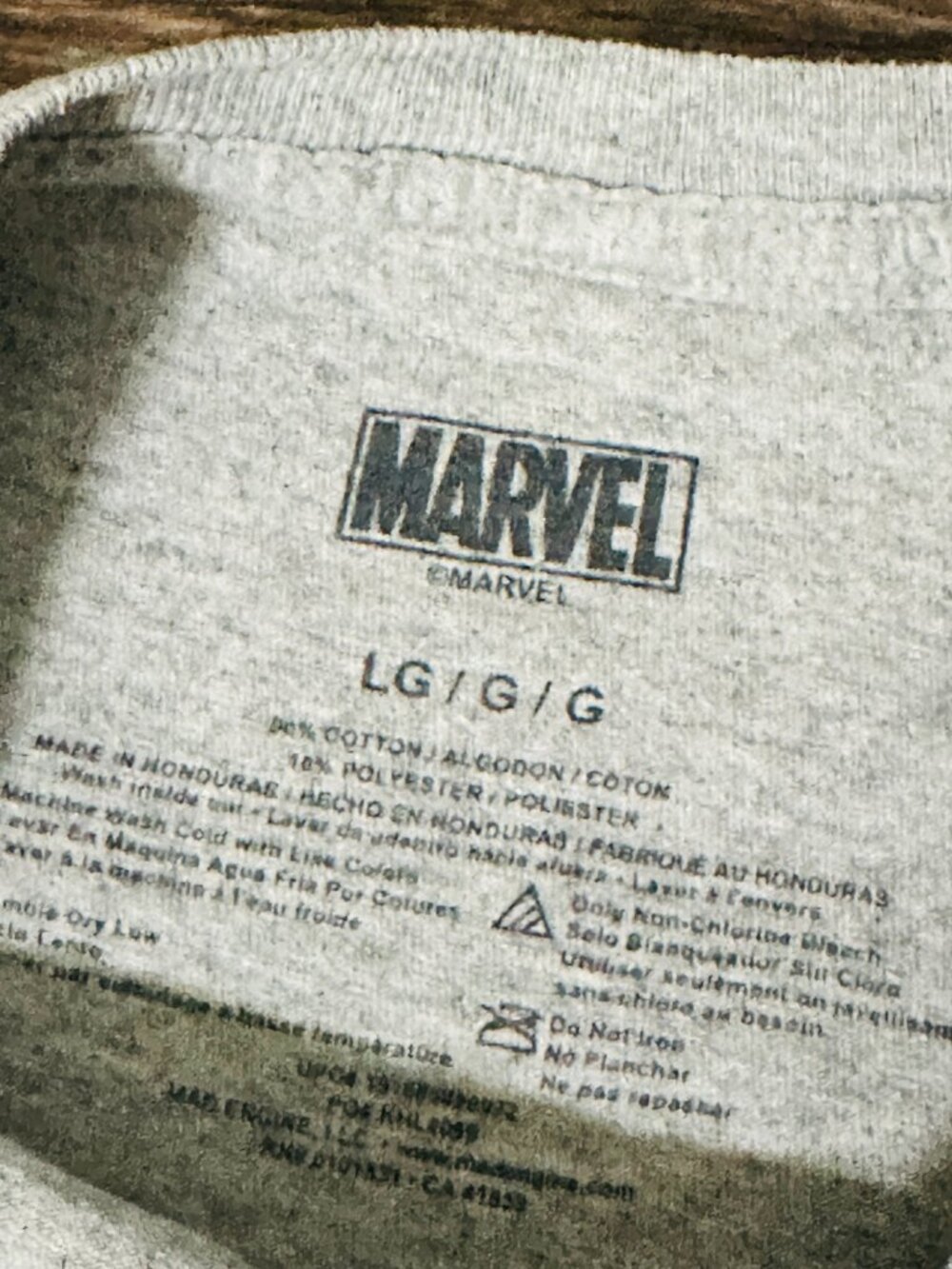 Marvel Comics T Shirt Men's Large L Grey - Large Graphic Tee Spider-Man Iron Man - Picture 4 of 8